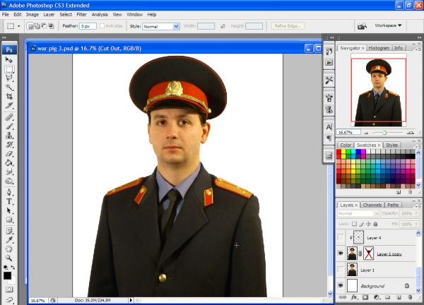 Creation of War Pigs: Step 4
